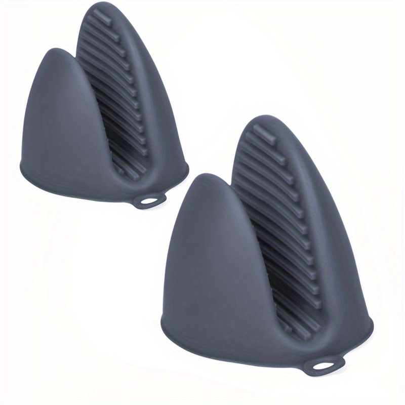 Oven Mitt Silicone - 2er-Pack Silikon-Ofenhandschuhe, Topflappen-Sets für die Küche,