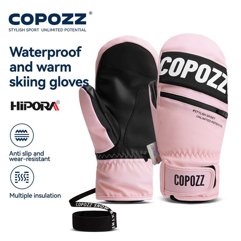 Ski Glove Waterproof - COPOZZ 3M Thinsulate Skihandschuhe Damen Herren