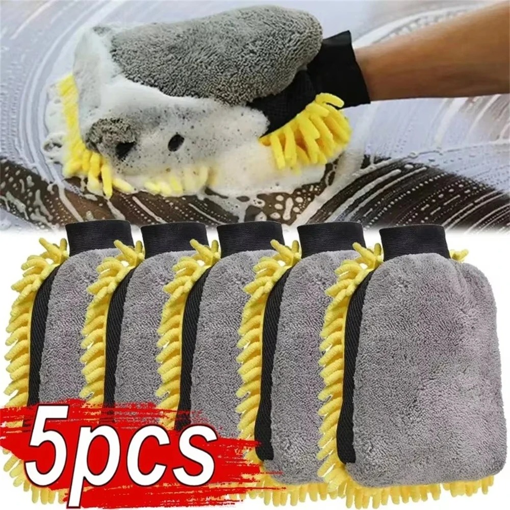 Gardening Glove Waterproof - 1/5 stücke Auto Waschen Handschuhe Wasserdichte