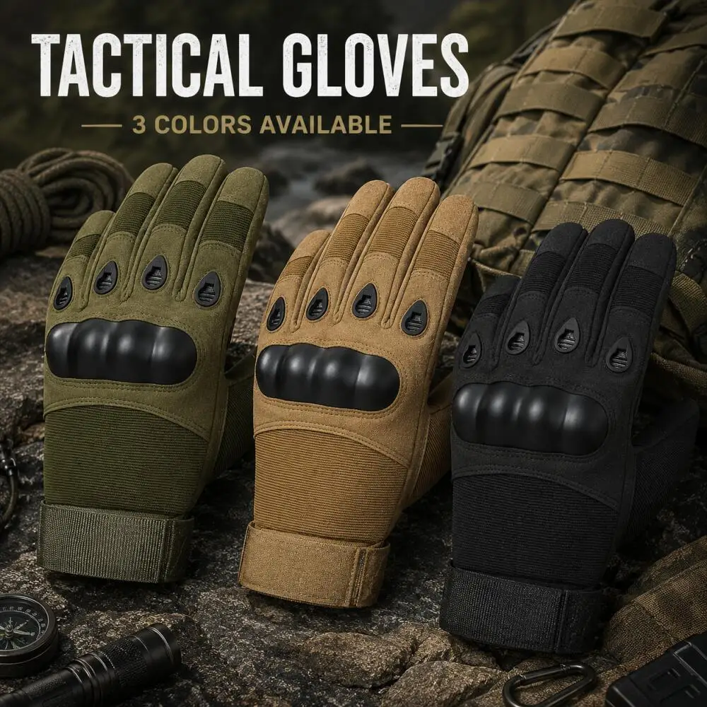 Work Glove Impact - Harte, stoßfeste taktische Handschuhe, atmungsaktive, rutschfeste