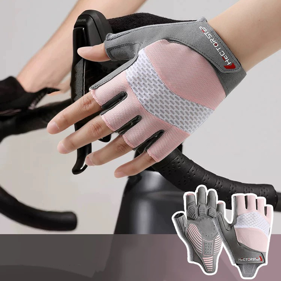 Workout Glove Gym - Fahrrad-Fahrrad-Sporthandschuhe: Halbfinger-Fahrradhandschuhe für Männer und Frauen