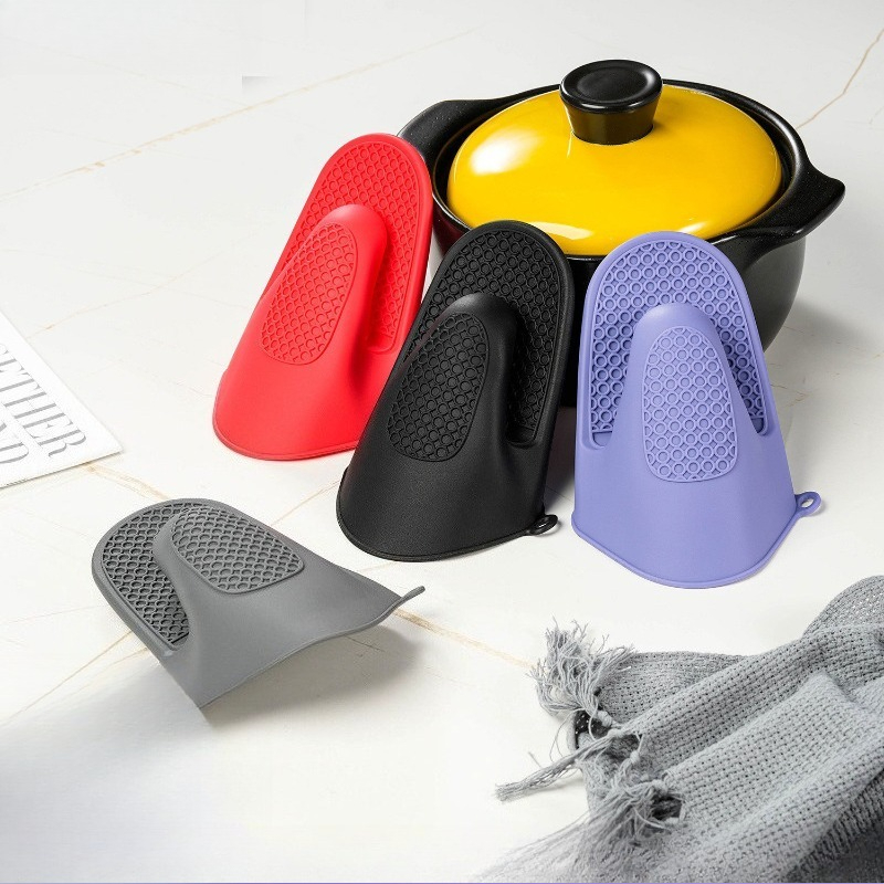 Oven Mitt Silicone - Verdickte Silikon-Handschuhe, isolierte Küchenhandschuhe aus Silikon,