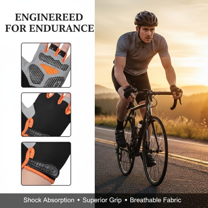 Fingerlose Fahrradhandschuhe,  – Fingerless Glove Knit Bewertung und Preis