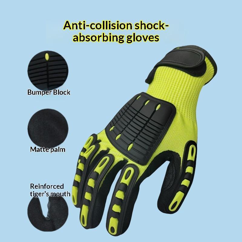 1 Paar schnitt- und stoßfeste, – Work Glove Impact Bewertung und Preis