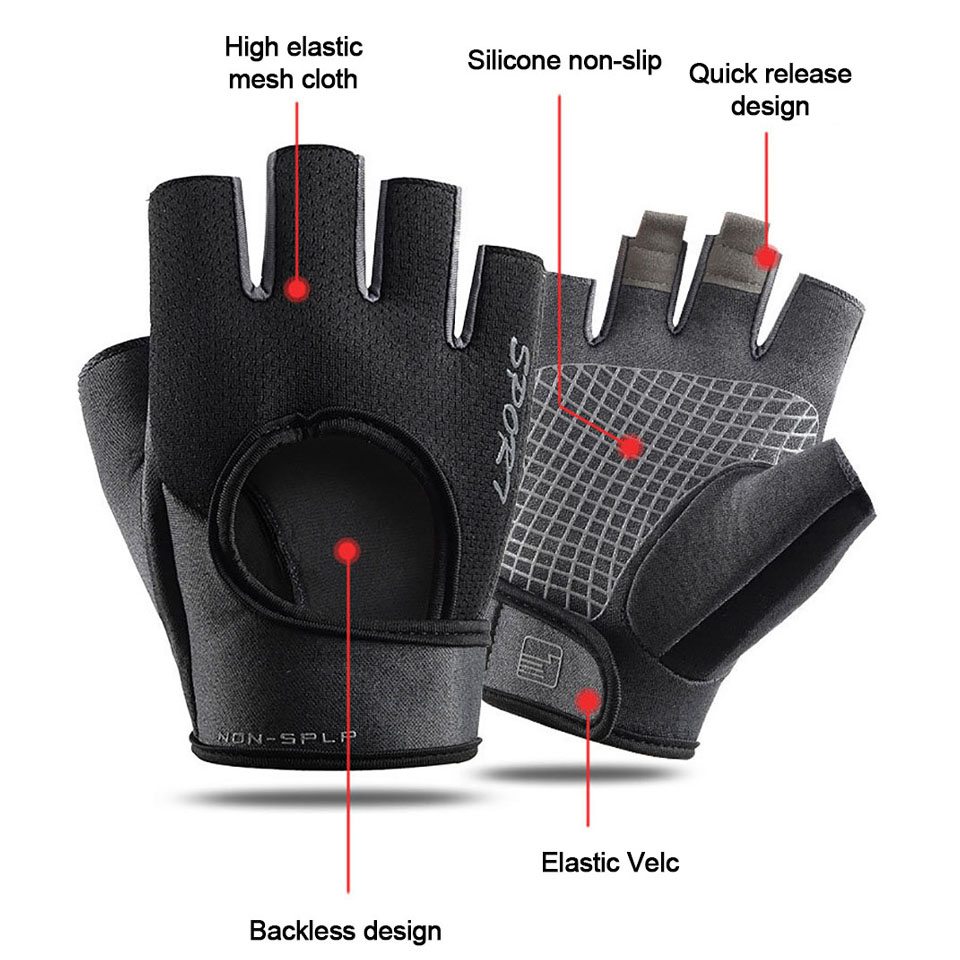 Fahrrad-Sport-Halbfingerhandsc – Workout Glove Gym Bewertung und Preis