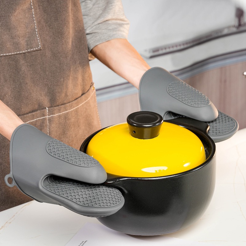 Verdickte Silikon-Handschuhe,  – Oven Mitt Silicone Bewertung und Preis