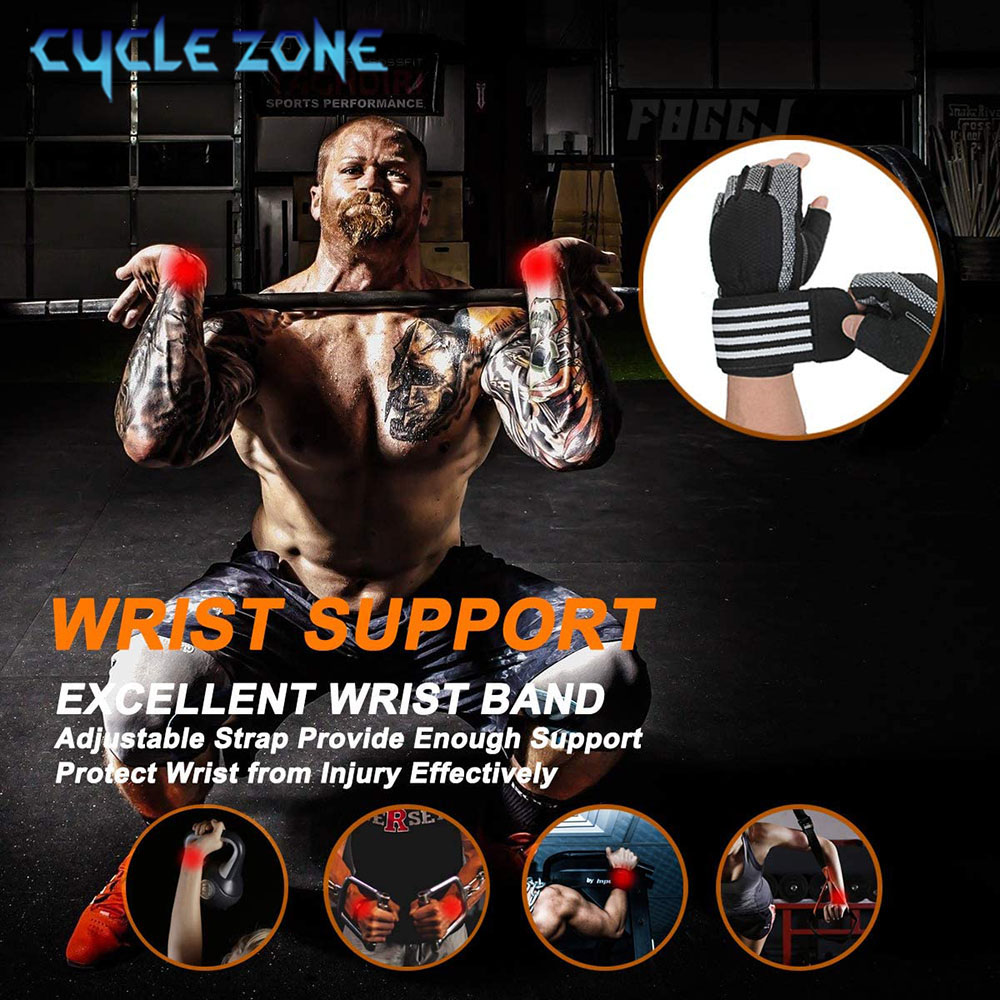 1 Paar Halbfinger-Fitnesshands – Workout Glove Gym Bewertung und Preis