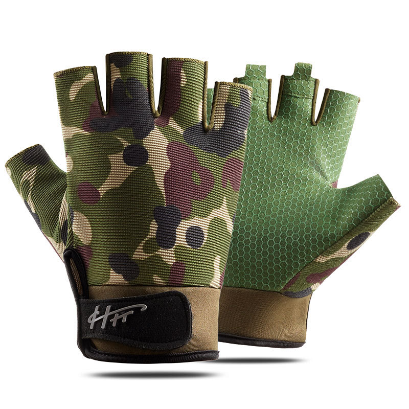 1 paar Angeln Handschuhe Halb  – Cycling Glove Padded Bewertung und Preis
